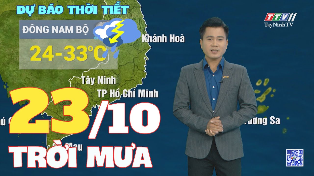 Bản tin thời tiết 23-10-2024 | TayNinhTVENT